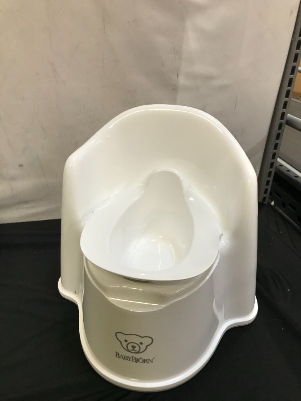 Photo 1 of BabyBjörn Potty Chair, White/Gray
