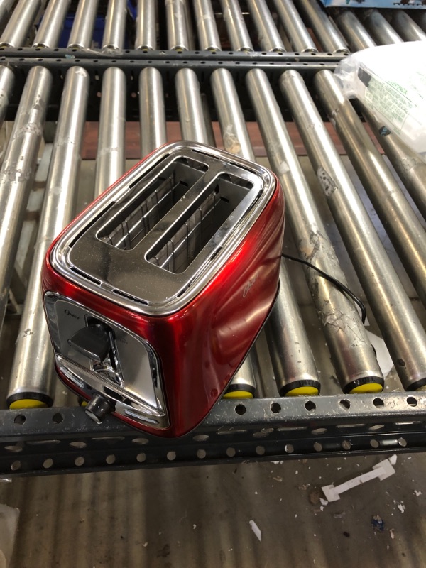 Photo 2 of Oster 2-Slice Toaster with Advanced Toast Technology, Candy Apple Red
