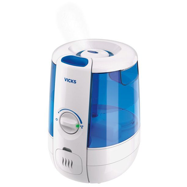Photo 1 of Vicks 1.2 Gallon Cool Relief Filter Free Humidifier, VUL600, Blue
