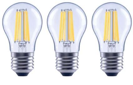 Photo 1 of 100-Watt Equivalent A15 Dimmable Appliance Fan Clear Glass Filament LED Vintage Edison Light Bulb Bright White (3-Pack)
4ct