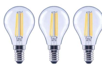 Photo 1 of 100-Watt Equivalent A15 Dimmable Appliance Fan Clear Glass Filament LED Vintage Edison Light Bulb Soft White (3-Pack)
