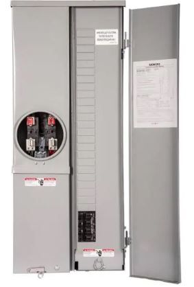 Photo 1 of 200 Amp 24-Space 42-Circuit Flush Mount Solar Ready Meter Load Center Combination
