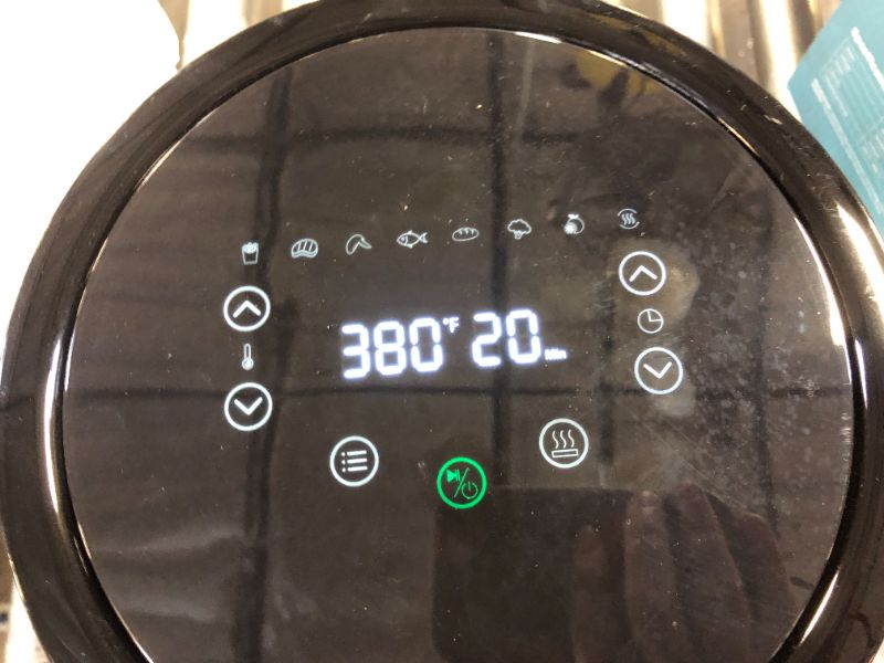 Photo 1 of Dreo Air Fryer - 100? to 450?, 4 Quart Hot Oven Cooker with 50 Recipes, 9 Cooking Functions on Easy Touch Screen, Preheat, Shake Reminder, 9-in-1 Digital Airfryer, Black, 4L (DR-KAF002)