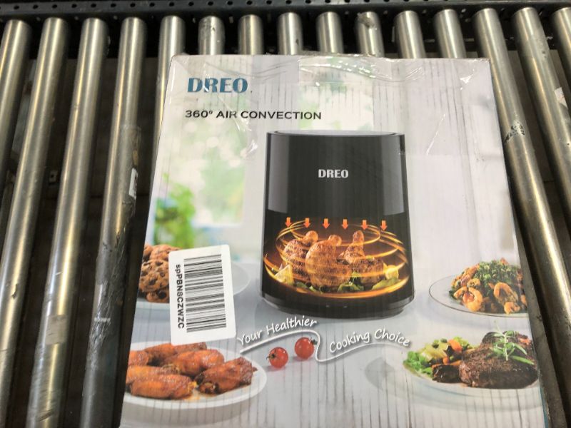 Photo 1 of Dreo Air Fryer - 100? to 450?, 4 Quart Hot Oven Cooker with 50 Recipes, 9 Cooking Functions on Easy Touch Screen, Preheat, Shake Reminder, 9-in-1 Digital Airfryer, Black, 4L (DR-KAF002)