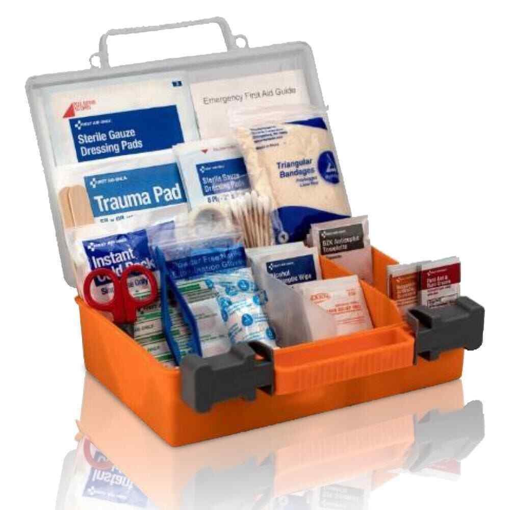 Photo 1 of 180-Piece, 25-Person Plastic OSHA First Aid Kit
