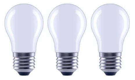 Photo 1 of 100-Watt Equivalent A15 Dimmable Appliance Fan Frosted Glass Filament LED Vintage Edison Light Bulb Bright White(3-Pack) 4 BOXES (12 bulbs)