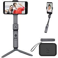 Photo 1 of Zhiyun Smooth X [Official] Foldable Gimbal Stabilizer for Smartphone, Handheld Selfie Stick with Object Tracking for Vlog & YouTube, for iPhone 11 Pro Max/6S and Andriod Phone (Gray Combo)
