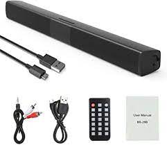 Photo 1 of YHCWJZP Speaker Bluetooth, BS-28B Rechargeable Wireless Bluetooth Soundbar TV Home Theater Stereo Speaker
