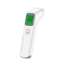 Photo 1 of Forehead Thermometer, Baby and Adults Thermometer with Fever Alarm, LCD Display and Memory Function, Ideal for Whole Family (White) (2pk)