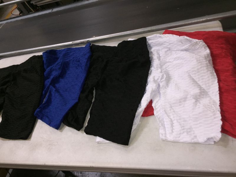 Photo 1 of womens workout shorts short leggings size small 5 pairs