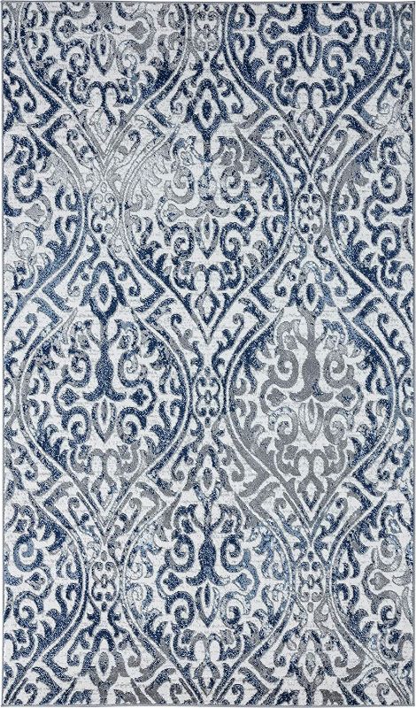 Photo 1 of Modenza Collection Rosalina Home Blue (2'6"x4') Rug
