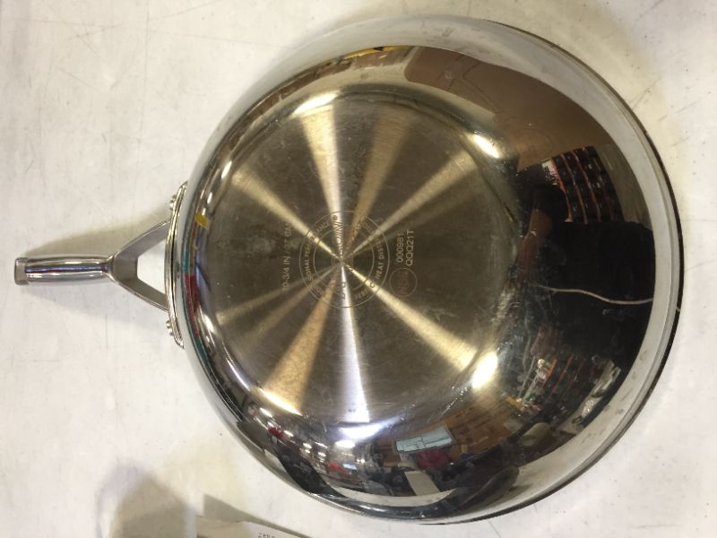 Photo 3 of Anolon Tri-Ply Clad Stainless Steel 10.75-Inch Stir Fry