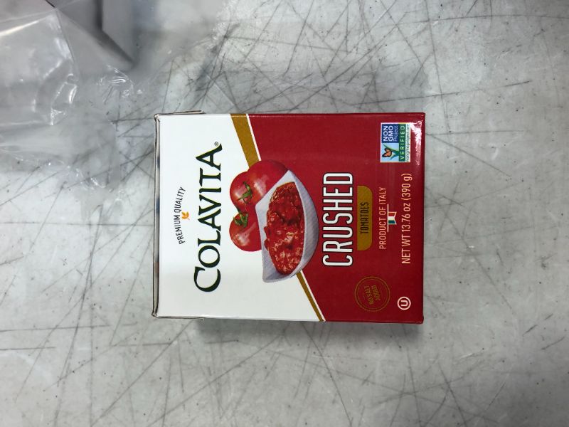 Photo 1 of 16 pack of Colavita Crushed Tomatoes, 13.76 Ounce