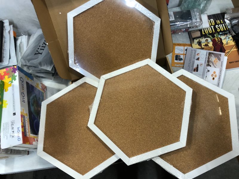 Photo 1 of 4 pack of hexagon wall bulletin boards for home