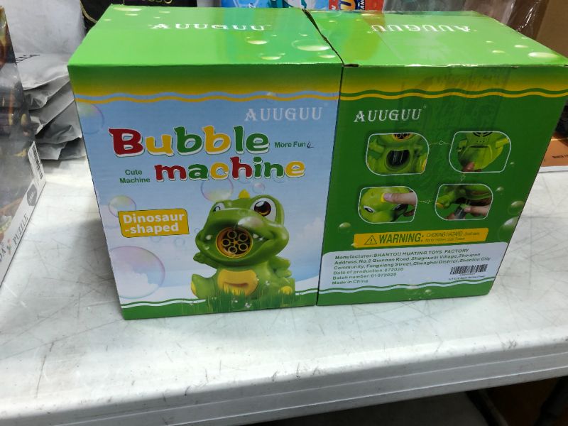 Photo 2 of 2 pack of bubble blowing machines for kids