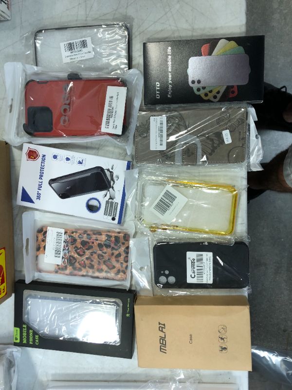 Photo 1 of 10 pack of phone cases various styles and phone types