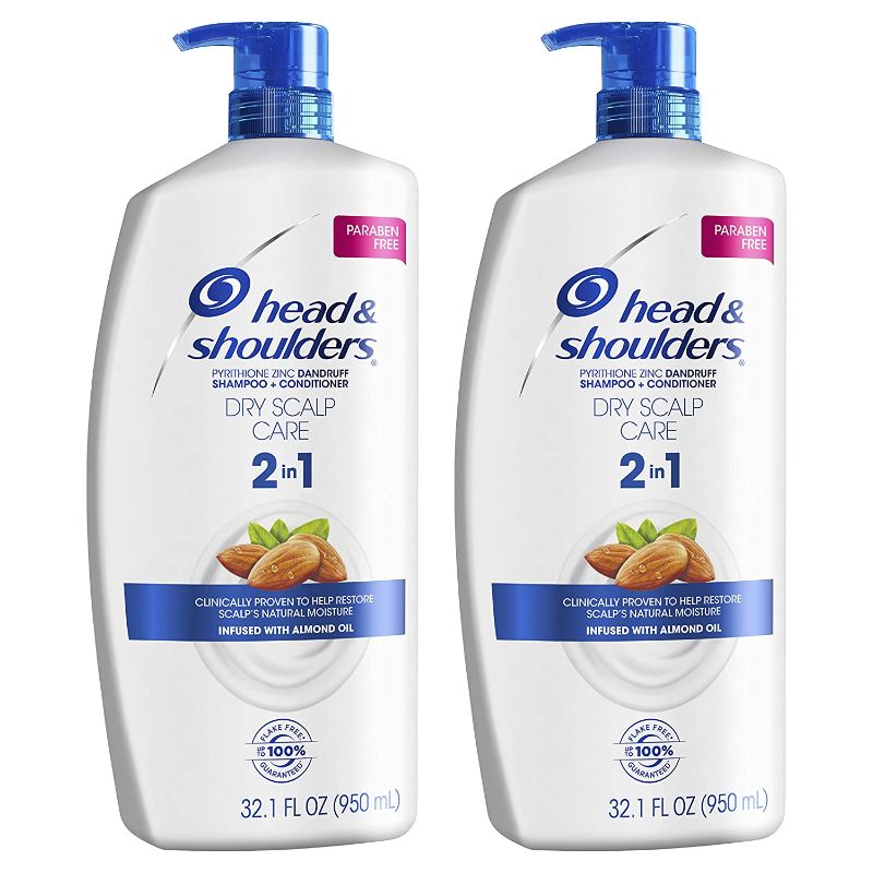 Photo 1 of 
Head and Shoulders Shampoo and Conditioner 2 in 1, Anti Dandruff Treatment, Dry Scalp Care, 32.1 fl oz, Twin Pack
exp 1/31/2022