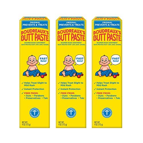 Photo 1 of Boudreaux's Butt Paste Diaper Rash Ointment, 4 oz, 3 Pack
exp 01/2022