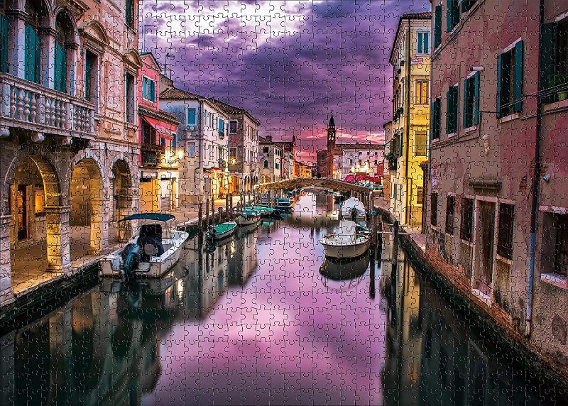 Photo 1 of ELITELIVING-S 1000 Piece Puzzle for Adults Jigsaw Puzzles for Adults/Teens/Kids(1000 Piece Venice)--fabric sealed