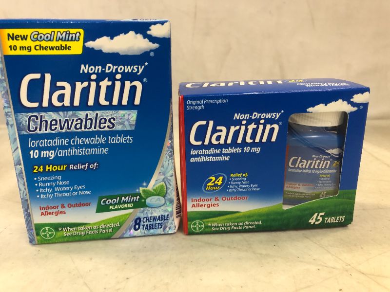 Photo 3 of Claritin 24 Hour Allergy Medicine, Non-Drowsy Prescription  exp date 11/2021-2023