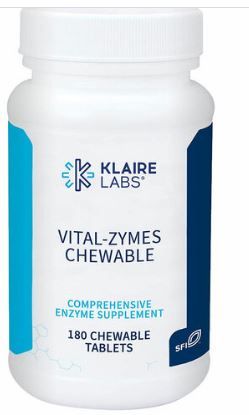 Photo 1 of Klaire Labs Vital-Zymes Chewable Digestive Enzymes - Broad Spectrum
exp 04/23