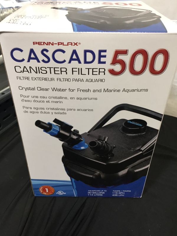 Photo 3 of Penn Plax Cascade 500 Canister Aquarium Filter