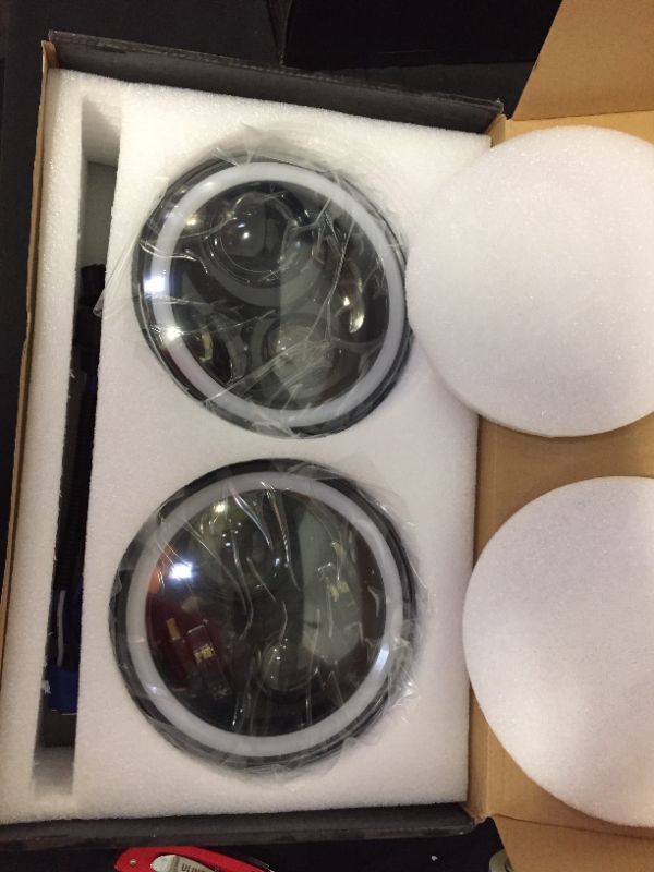 Photo 1 of 2 PACK OF LED HEAD LIGHTS 