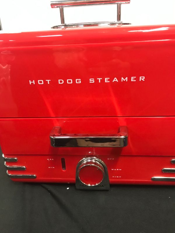 Photo 3 of 24-Hot Dog Dinner Style Red Hot Dog Steamer