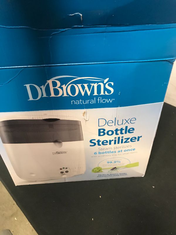 Photo 1 of Dr. Brown's Deluxe Electric Steam Bottle Sterilizer, Gray
