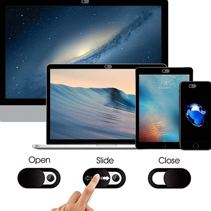 Photo 1 of 2packs of Webcam Cover Slide 8 Packs, Cuxnoo Ultra Thin Camera Privacy Protector fit for MacBook Pro, iMac, iPad Pro, and More Laptop or Tablet
