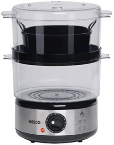 Photo 1 of Nesco ST-25F, Food Steamer, 5 quart, 400 watts, Black/Clear
