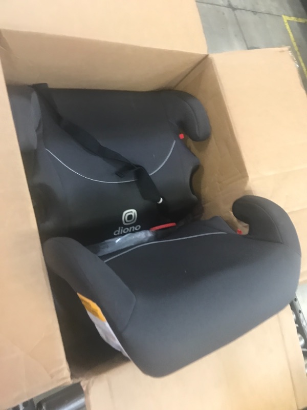 Photo 2 of Diono Solana, Pack of 2 Backless Booster Car Seats, Lightweight, Machine Washable Covers,NO CUP HOLDERS, Charcoal
