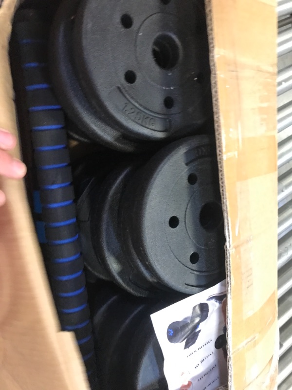 Photo 2 of ADJUSTABLE PLASTIC AND SAND FILLED DUMBBELL SYSTEM
