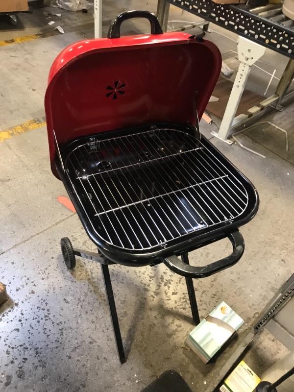 Photo 2 of AMERICANA  Walk-A-Bout Portable Charcoal Grill MARKED USED BECAUSE IT WAS A DISPLAY
