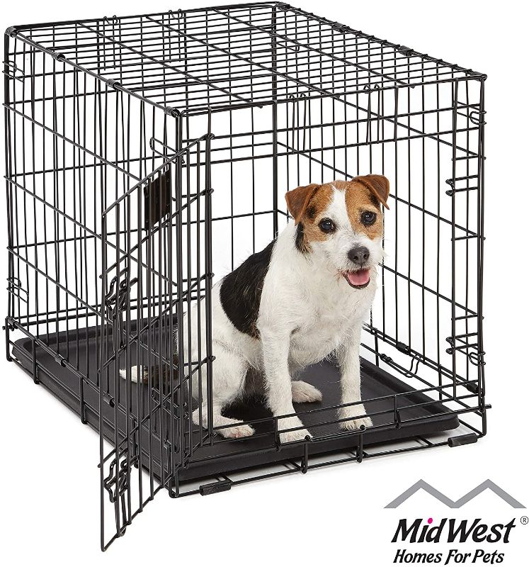 Photo 1 of MidWest Homes For Pets LifeStages SINGLE Door Metal Dog Crate, 24in