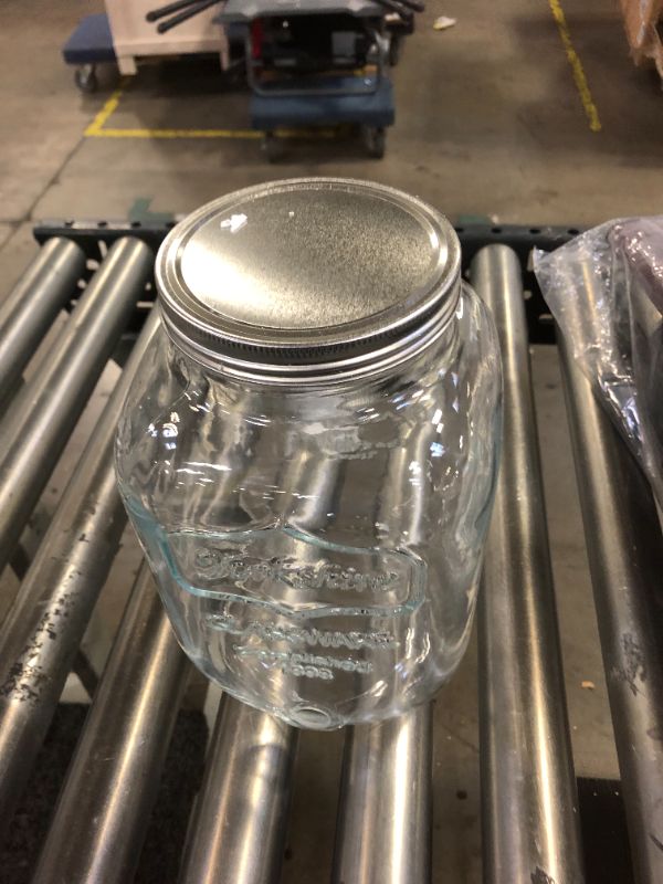 Photo 2 of Estilo Glass Beverage Drink Dispenser With Leak Free Spigot