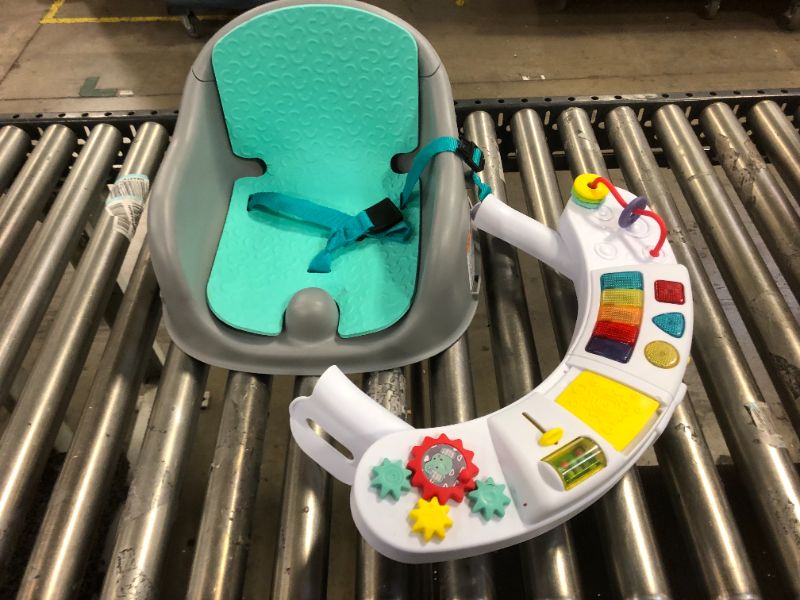 Photo 2 of Infantino Music & Lights 3-in-1 Discovery Seat and Booster - Convertible Booster, Infant Activity seat and Feeding Chair with Electronic Piano for Sensory Exploration, for Babies and Toddlers
