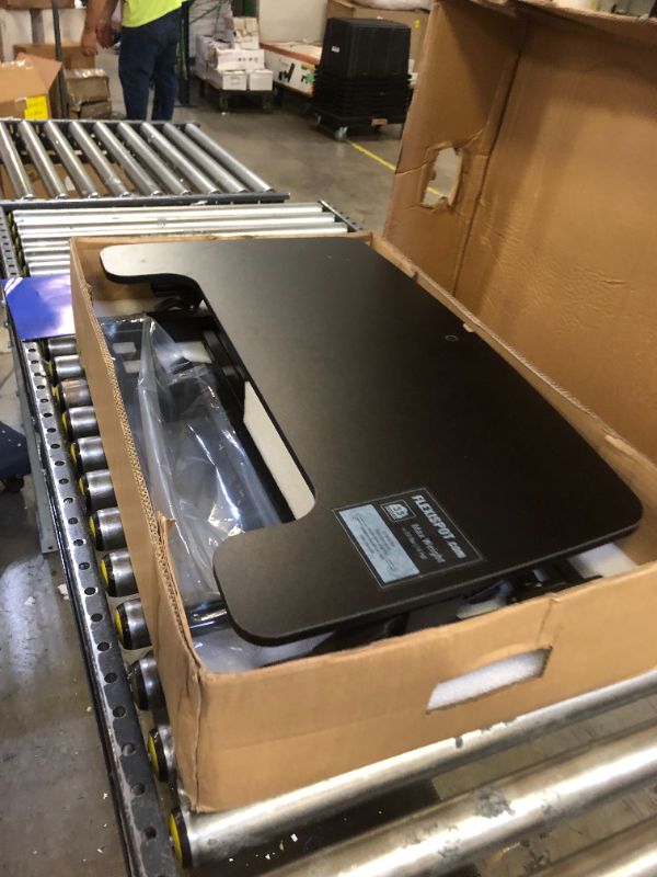 Photo 1 of FlexiSpot Stand up Desk Converter 28" Standing Riser W Deep Keyboard Tray M7b