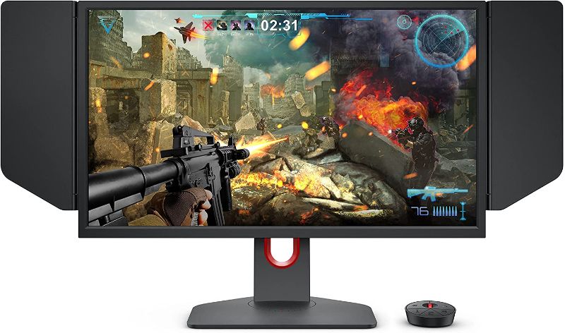 Photo 1 of BenQ ZOWIE XL2546K 24.5 inch 240Hz Gaming Monitor | 1080P | DyAc+ | Smaller Base | Flexible height & tilt adjustment | XL Setting to Share | Customizable Quick Menu | S-Switch | Shield
