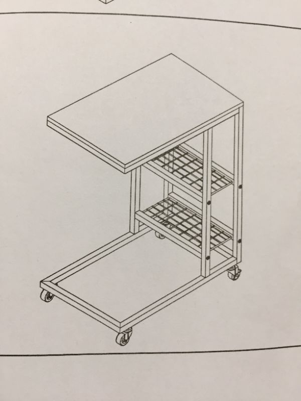 Photo 2 of assembled tv tray