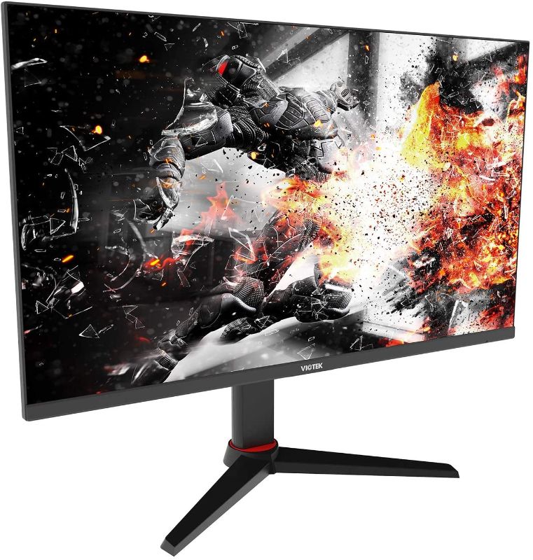 Photo 1 of VIOTEK GFV27DAB 27” 165Hz QHD 1440p 1ms (MPRT) Gaming Monitor with Adjustable Stand, Portrait Rotation, HDR, Freesync, 99% sRGB Widescreen VA Panel, LED Backlight, 3-Years Zero Dead Pixels, VESA
