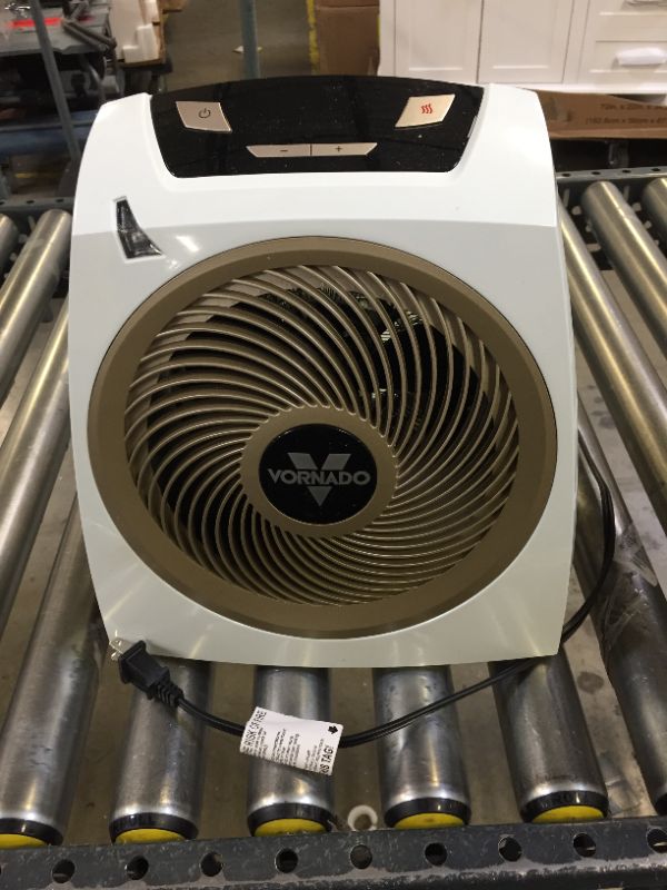 Photo 2 of Vornado AVH10 Vortex Heater with Auto Climate Control, 2 Heat Settings, Fan Only Option, Digital Display, Advanced Safety Features, Whole Room, White
