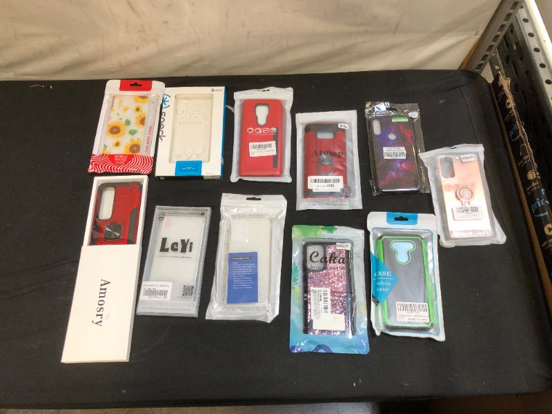 Photo 1 of miscellaneous android phone case bundle sold as is 