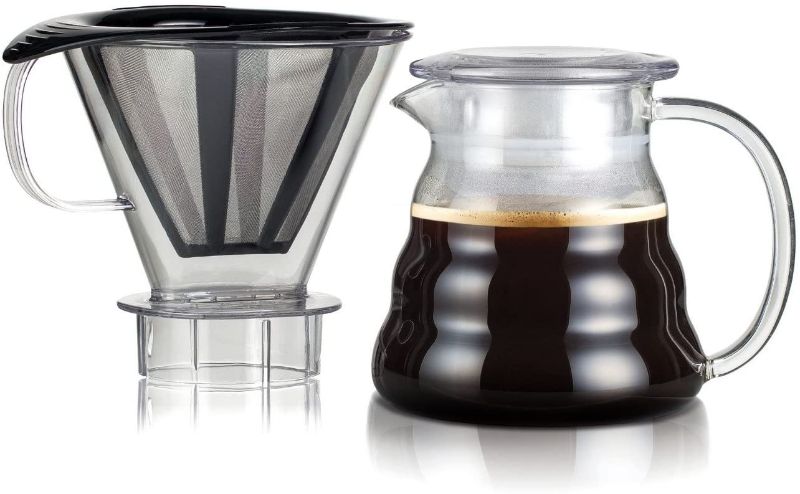 Photo 1 of Bodum Melior Pour Over Coffee Dripper, 20 Oz, Black
