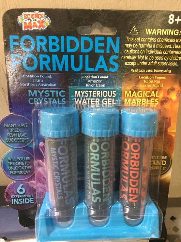 Photo 1 of Forbidden Formulas Childrens Sciene Experiment Kit with 6 Experiments Snow Goo
