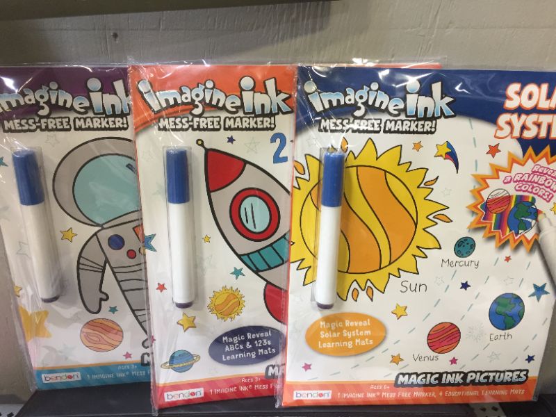 Photo 1 of Imagine Ink comes with Mess Free Markers (3 Pack) kits may vary