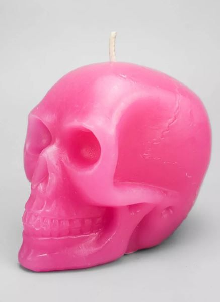 Photo 1 of 3ct Skull Candle Pink - Bullseye's Playground™
