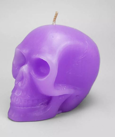 Photo 1 of 3ct Skull Candle Purple - Bullseye's Playground™

