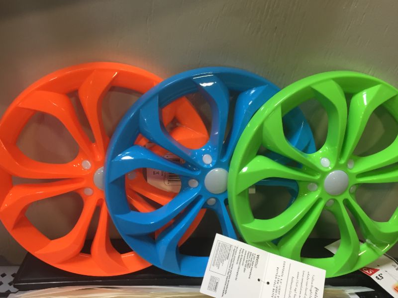 Photo 1 of Light Up Frisbee Green/Orange/Blue colors may vary (3 Pack)