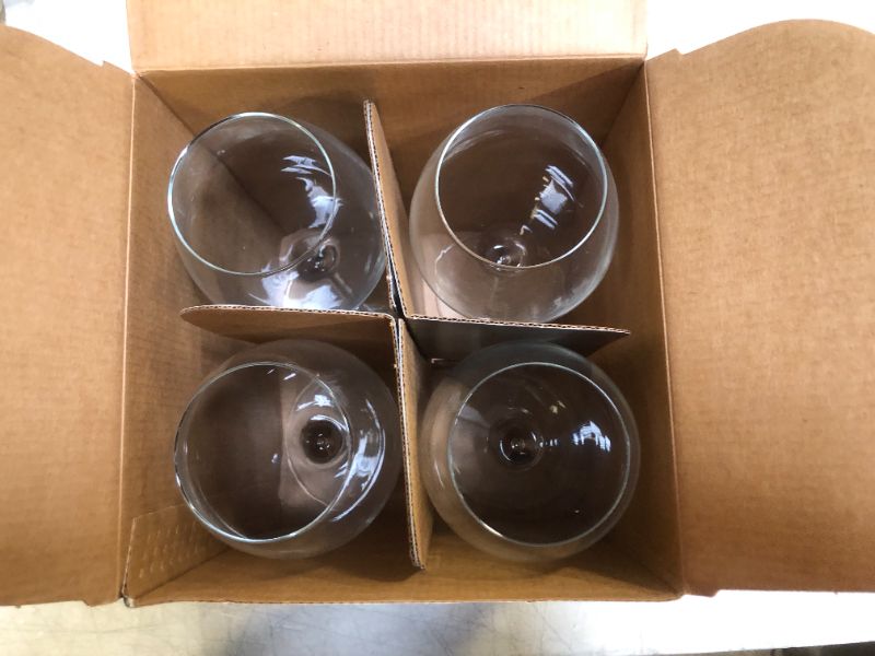 Photo 2 of 16oz 4pk Glass Ballooned White Wine Glasses - Threshold™
